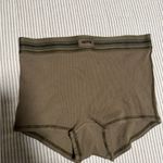 SKIMS  Women's Olive Mini Boxer Shorts Photo 0