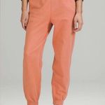 Lululemon Relaxed High Rise Cotton Joggers Pink Savannah Size 4 Photo 0