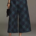 Anthropologie Maeve Taffeta Printed Cropped Wide-Lg Pants Photo 4