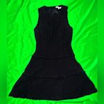 Likely  Elegant Black Sleeveless Tweed Mini Dress size 0 Photo 3