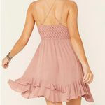 Free People ✨SALE Rose Pink Adella Slip Mini Dress Size S NWT Photo 7