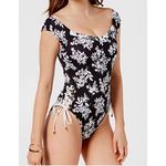 Bar III New. Black and white floral swimsuit. MSRP $88. Size medium Photo 2