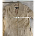 Women's BKE Diva Beige Suede Trench Coat M Size M Photo 5