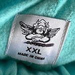 Boys Lie NWT  Sweatpants - Aqua Blue w/ Pale Pink Text Photo 10