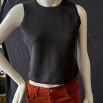 Carlisle  grey  wool knit sleeveless sweater vest top size small Photo 1