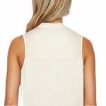 Ramy Brook Blouse Size L ivory Jilly Tank Top Silky Old Money $275 NWT Photo 1