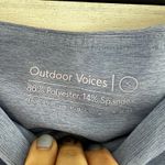 Outdoor Voices  Light Blue Striped Athletic Leggings Size Small Photo 2