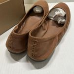 Lucky Brand Emmie Ballet Flats Shoes Womens 9 Brown Leather Slip On Comfort Photo 4
