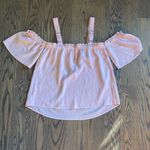 Candie's Y2K  Pink Off the Shoulder Blouse Photo 2