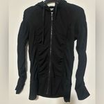 Athleta  Circuit Hoodie Jacket Ruched Black Small Tall Photo 2