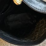 Marino Orlando Vintage Black Leather Shoulder Bucket Bag Photo 8