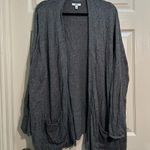 Croft & Barrow  open front pocket cardigan gray heather size 3X Photo 0