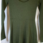 Angie  Ribbed Knit Long Sleeve Dress Size Small Punk‎ Grunge Skater Alternative Photo 0