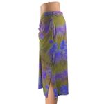 Miaou Preston Women's Multicolor Floral Ruched Slit Knee Length Pencil Skirt M Size M Photo 1