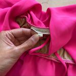 Vestique Hot Pink Dress Midi Length Sz Large Photo 2