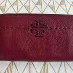 Tory Burch Rich Burgundy Leather Wallet Photo 0