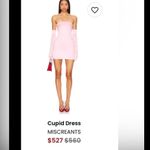 Miscreants Cupid dress minidress New With gloves. Pink Size 6 Photo 2