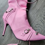 Size 11 Pink Punk Stiletto Boots NWOB Photo 1