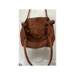 New Directions Women's Brown Large Leather‎ Tote Bag Photo 2