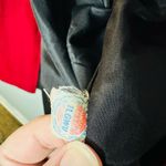 Vintage Portrait Red Wool Blend Sweater Cuff Button Front Jacket Size Medium Photo 7