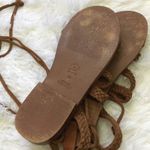 Topshop  brown lace up sandals Photo 4