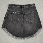 Free People  we the free Bailey denim fringe hem skirt size 26 Photo 3