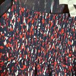Joie  Silk Layered Halter Camisole Navy Red White Print Size Large Photo 3