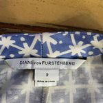 Diane Von Furstenberg  Mindy 100% Silk Wrap Periwinkle Dress - Sz 2 🧡🎀 Photo 8