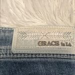 GRACE IN LA   Women's Jean Shorts with Colorful Patchwork Size 27 Photo 7