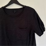 joe's jeans JOE’S Collection Black Crew Neck Tee Shirt Lightweight Semi Sheer Small Photo 1