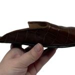 Brenda Zaro Leather Mule Slip On Leather Croc Style Shoes Size 42 Photo 13