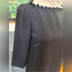 French Connection black arrow crepe Pom Pom slip tunic dress size 6 Photo 2