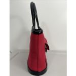 LULU Guinness Cherry Red Retro‎ Tote Handheld Bag Classic Preppy Colorful Photo 2