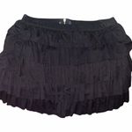 ✨4xHP✨Phopsdy Tiered Ruffle Zipper Mini Skirt ✨ Black Size undefined Photo 1