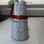 Tory Burch Brand new  gold and red bracelet Photo 6