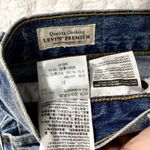 Levi's  501 Blue Medium Wash Denim Cut-off Button Fly Summer Beach Shorts 31 Photo 4