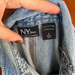 Y2K NY Jeans New York & Company Light Blue Denim Dress Size 4 Photo 2