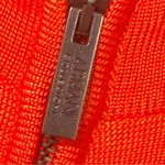 Armani Collezioni Georgio Armani Le Collezioni Women's Red Full Zip Skirted Blazer Photo 3