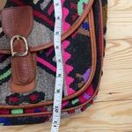 EM MAY Turkish Kilim Wool Handbag Crossbody Messenger Bag Purse Unique Suede Brown Photo 2