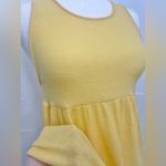 Urban Outfitters  Out From Under Sunshine Yellow Rosie Ribbed Swing Tank Photo 6