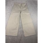 the drop kori jeans wide leg nwt raw hem fray 29 Beige Tan Photo 1