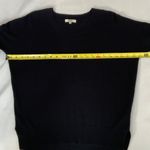 Madewell  Black knit‎ cotton oversized sweater xs Photo 3