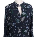 Vanessa Williams Navy Floral Dress NWT Size Small Blue wedding guest dress Photo 2