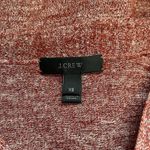 J.Crew Rust Orange Heathered Wool Linen Blend V-neck Sweater Photo 9