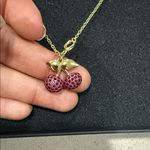 Coach Necklace with Red Cherry Pendant Photo 2
