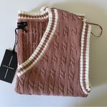 Moon and Madison Sweater Vest Size S White Photo 1