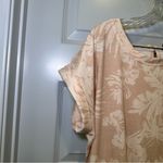 Cato  Tan/Beige Scoop Neck Short Sleeve Knit Romper size M Photo 3