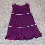 Miholl Flowy Tiered Sleeveless Summer Tank Top Sz S Purple Photo 7