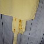 J.Jill Yellow Wrap Rayon Top Size M Photo 5