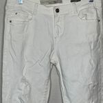 ZARA  Distressed Skinny Jeans‎ White Photo 2